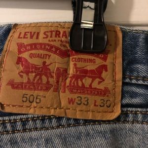 Levi’s 505 W33 L30
